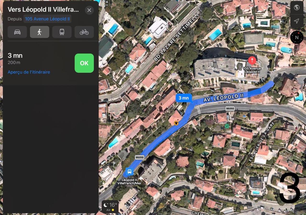 Escape To The French Riviera Apartment Villefranche-sur-Mer Ngoại thất bức ảnh