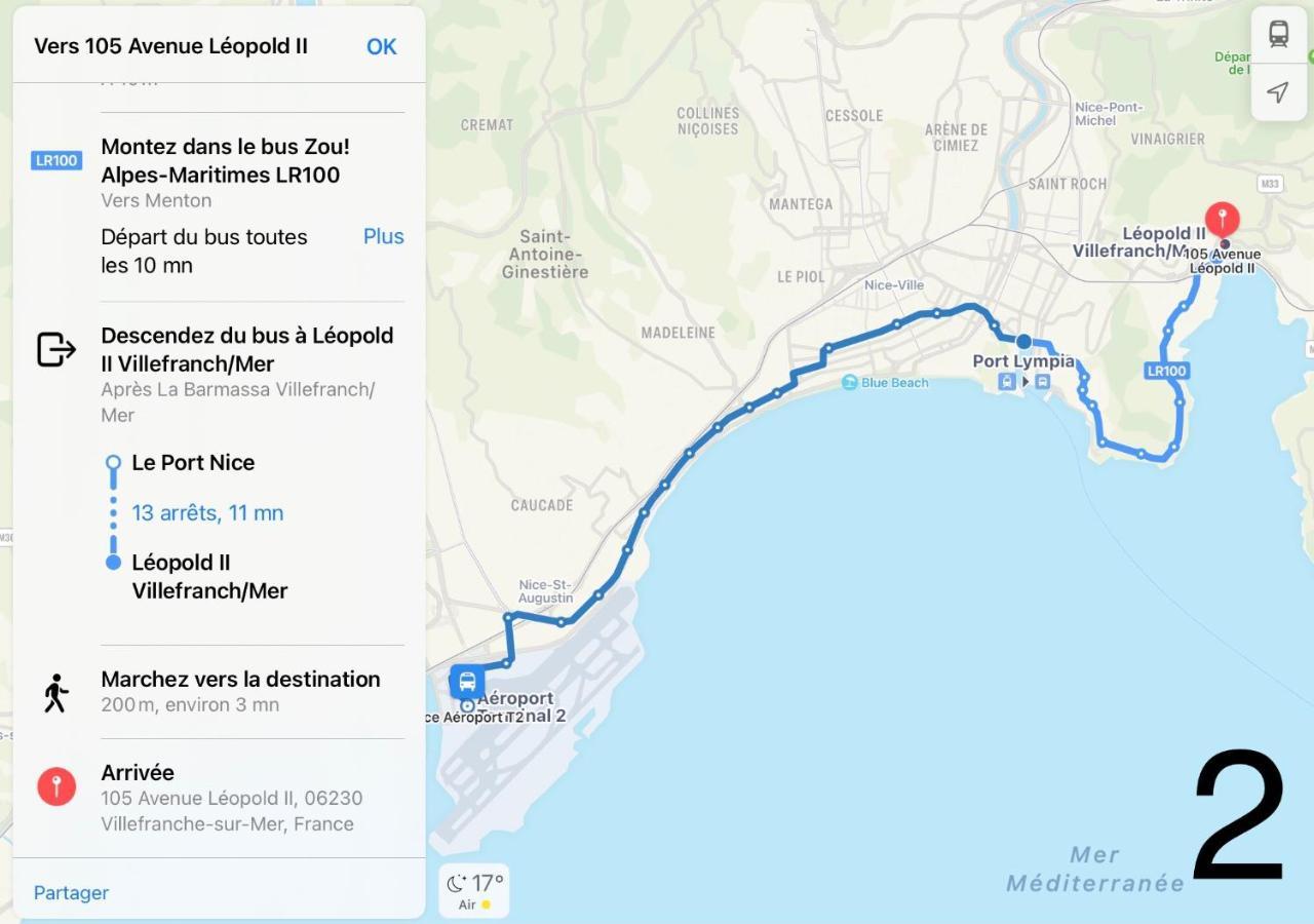 Escape To The French Riviera Apartment Villefranche-sur-Mer Ngoại thất bức ảnh